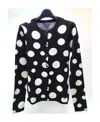 Shop Armani Jeans Long-sleeved Knitted Cardigan In Black
