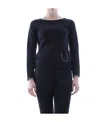 Armani Jeans Long-sleeved Pullover In Black