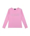Armani Jeans Long Sleeved T-shirt In Pink