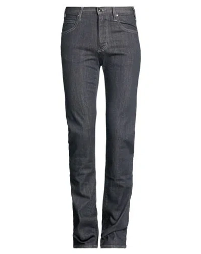 Armani Jeans Man Jeans Grey Size 28w-34l Cotton, Elastane In Gray