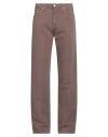 Armani Jeans Man Pants Light Brown Size 31 Cotton, Linen In Beige