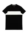 Armani Jeans Open-necked Black Shirt In Black