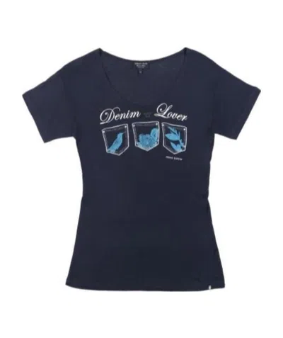 Armani Jeans Printed T-shirt In Black