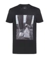 Armani Jeans Printed T-shirt In Black