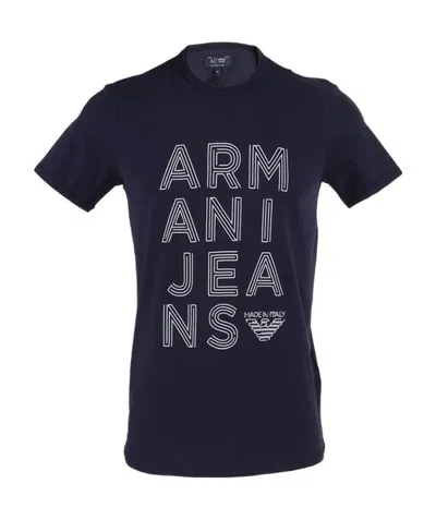 Armani Jeans Printed T-shirt In Black