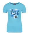 Armani Jeans Printed T-shirt In Blue