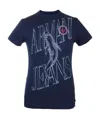 Armani Jeans Printed T-shirt In Blue