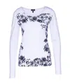 Armani Jeans Printed T-shirt In White