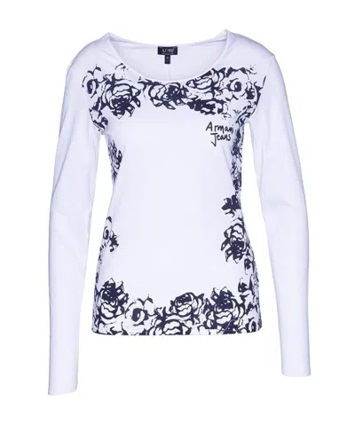 Armani Jeans Printed T-shirt In White
