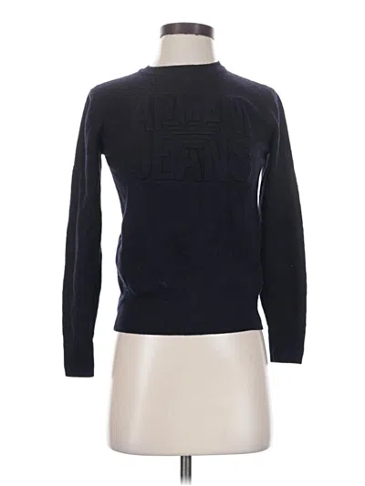 Pre-owned Armani Jeans Pullover Sweater In Blue