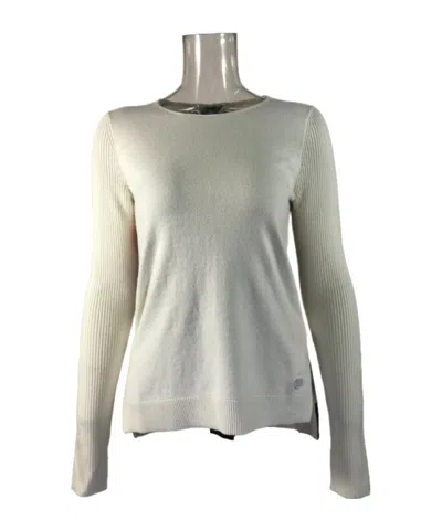Armani Jeans Round-neck Long-sleeved Sweater In Gray