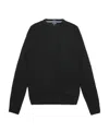 Armani Jeans Round-neck Sweater In Black