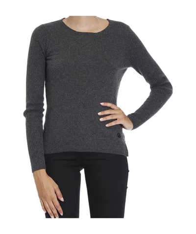 Armani Jeans Round-neck Sweater In Black