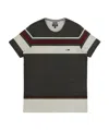Armani Jeans Round-necked Logo T-shirt In Black