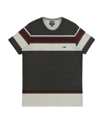 Armani Jeans Round-necked Logo T-shirt In Black
