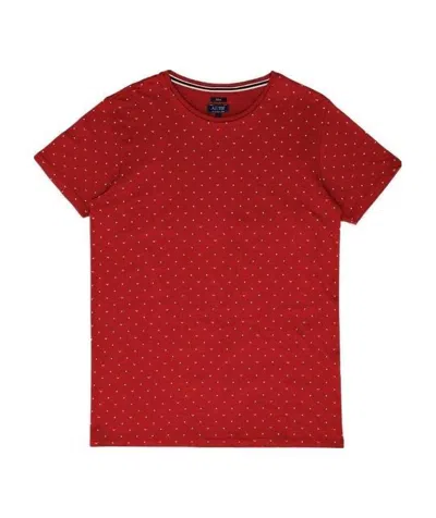 Armani Jeans Round-necked T-shirt In Red