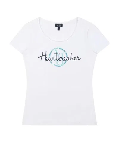 Armani Jeans Round-necked T-shirt In White
