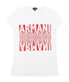 Armani Jeans Round-necked T-shirt In White