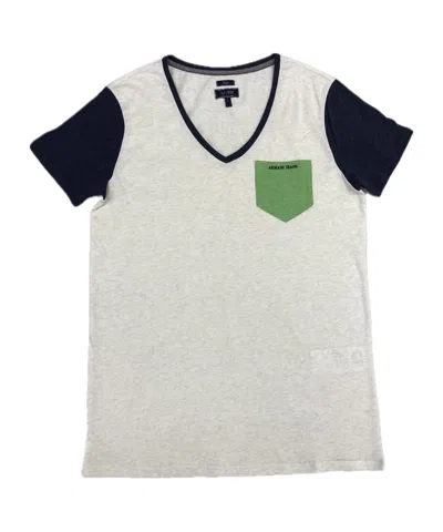 Armani Jeans Short-sleeved T-shirt In Gray
