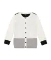 Armani Jeans Single-breasted Knitted Cardigan In White