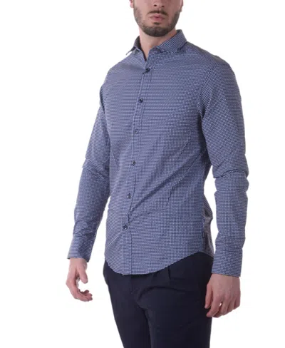 Armani Jeans Slim Shirt In Blue