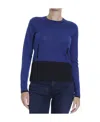 Armani Jeans Splicing Detail Pullover In Blue