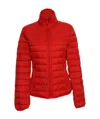 Armani Jeans Sports Lightweight Down Jacket In Red