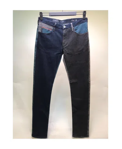 Armani Jeans Stitching Detail Jeans In Black