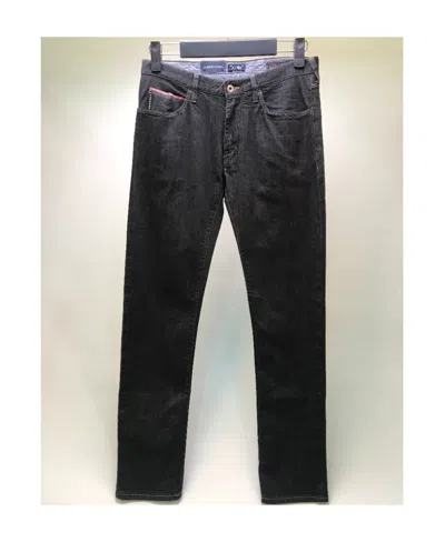 Armani Jeans Straight Jeans In Black