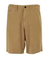 Armani Jeans Straight Shorts In Brown