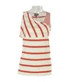 Shop Armani Jeans Striped Detail Vest In White