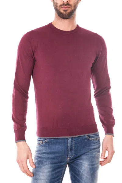 Armani Jeans Sweater In Burgundy
