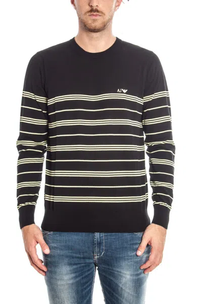 Armani Jeans Sweater In Black