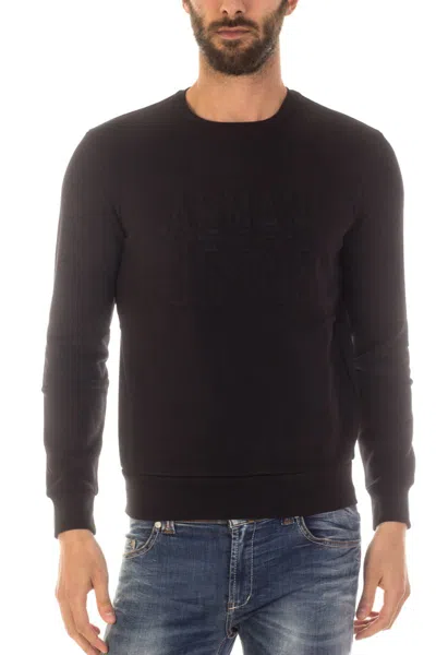 Armani Jeans Sweatshirt Hoodie In Black