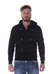 Armani Jeans Sweatshirt Hoodie In Black