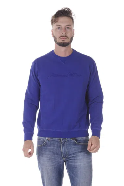 Armani Jeans Sweatshirt Hoodie In Blue