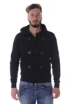 Armani Jeans Sweatshirt Hoodie In Black