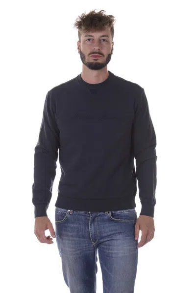 Armani Jeans Sweatshirt Hoodie In Blue