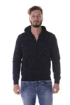 Armani Jeans Sweatshirt Hoodie In Blue