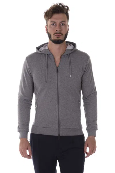 Armani Jeans Sweatshirt Hoodie In Gray