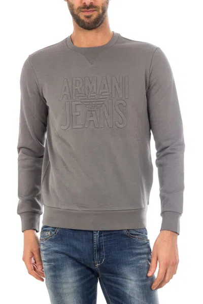 Armani Jeans Sweatshirt Hoodie In Gray