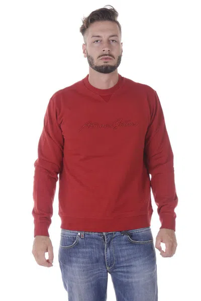 Armani Jeans Sweatshirt Hoodie In Red