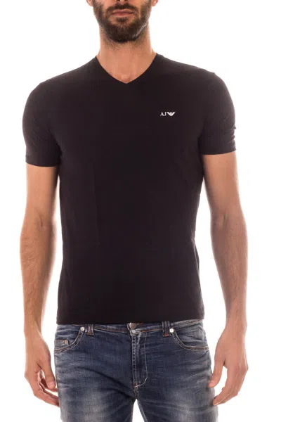 Armani Jeans Topwear In Black