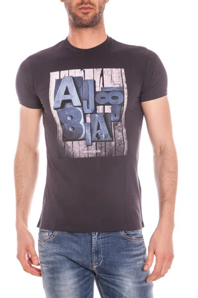 Armani Jeans Navy Blue Logo T-shirt