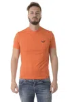 Armani Jeans Topwear In Orange