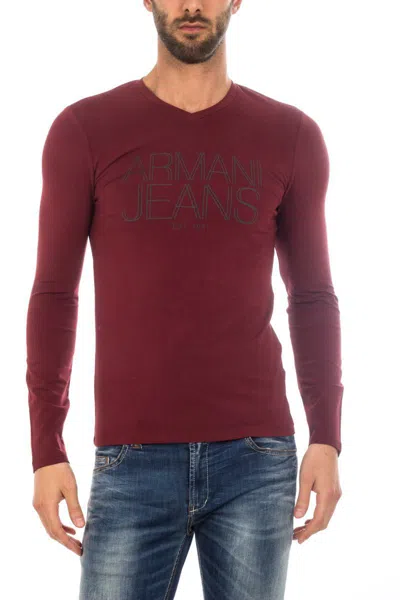 Armani Jeans Sweater In Red