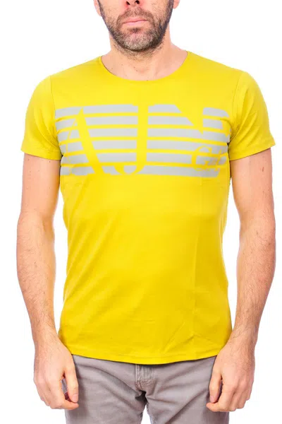 Armani Jeans Topwear In Yellow