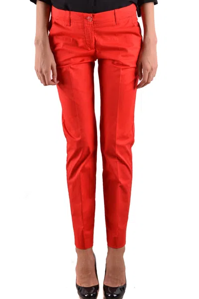 Armani Jeans Trousers Red