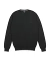 Armani Jeans V-neck Pullover In Black
