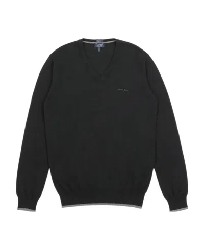 Armani Jeans V-neck Pullover In Black